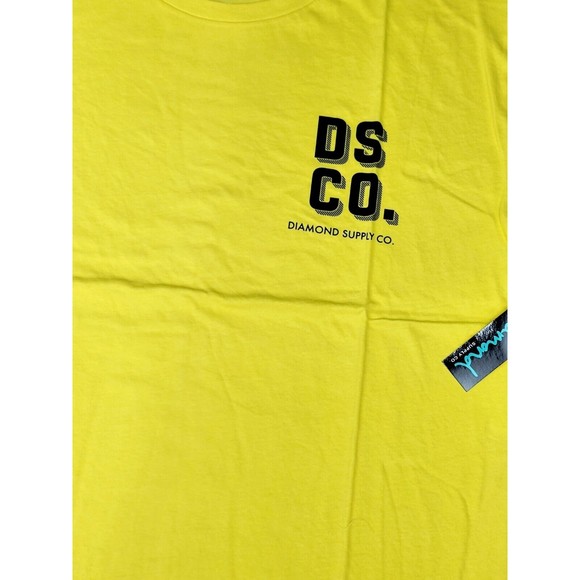 Diamond Supply Co t-shirt / yellow / short sleeve / Diamond logo graphic - Picture 3 of 4